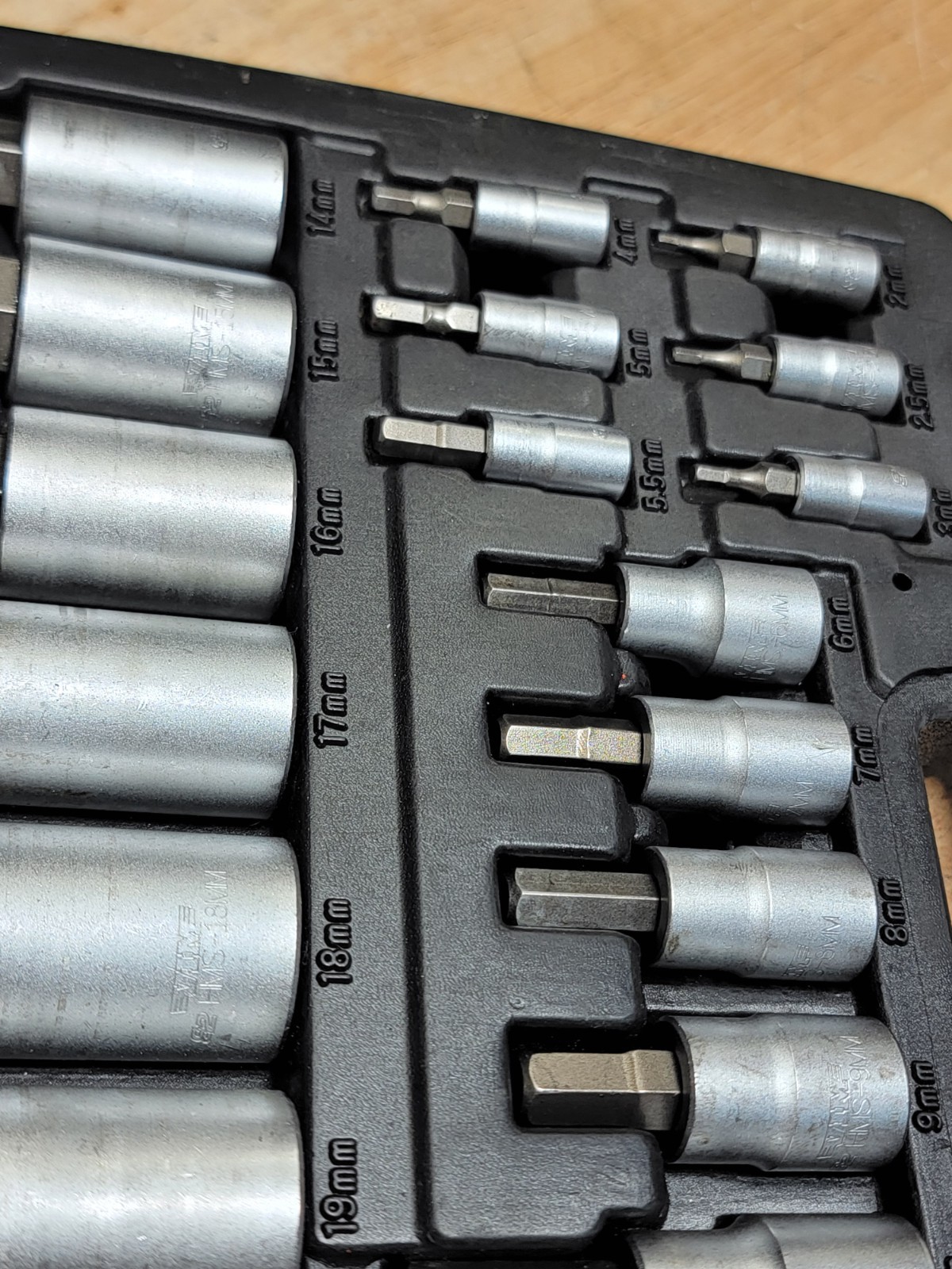 Vim Tools MMS23 23 Pc 2-22MM Metric Hex Drivers Master Set S2 Steel Elite Series