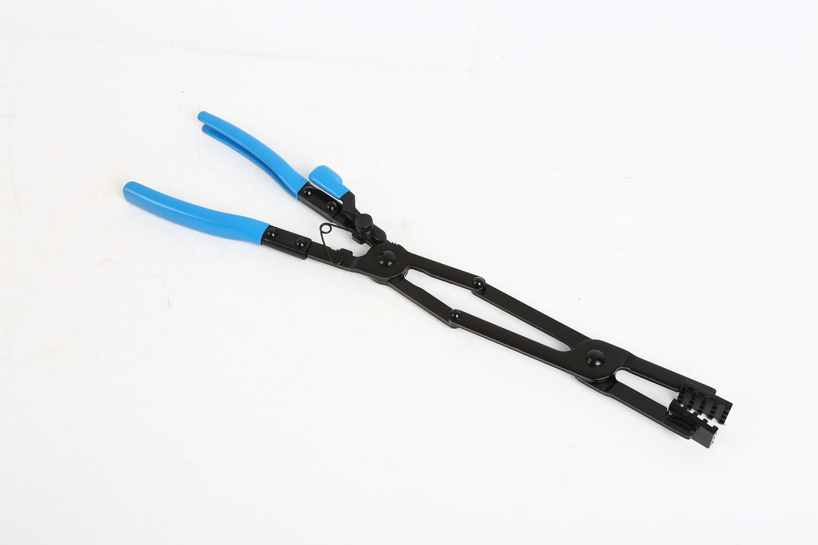 Universal Straight Long Hose Clamp Pliers, 17in. Long Reach Steel Double Jointed