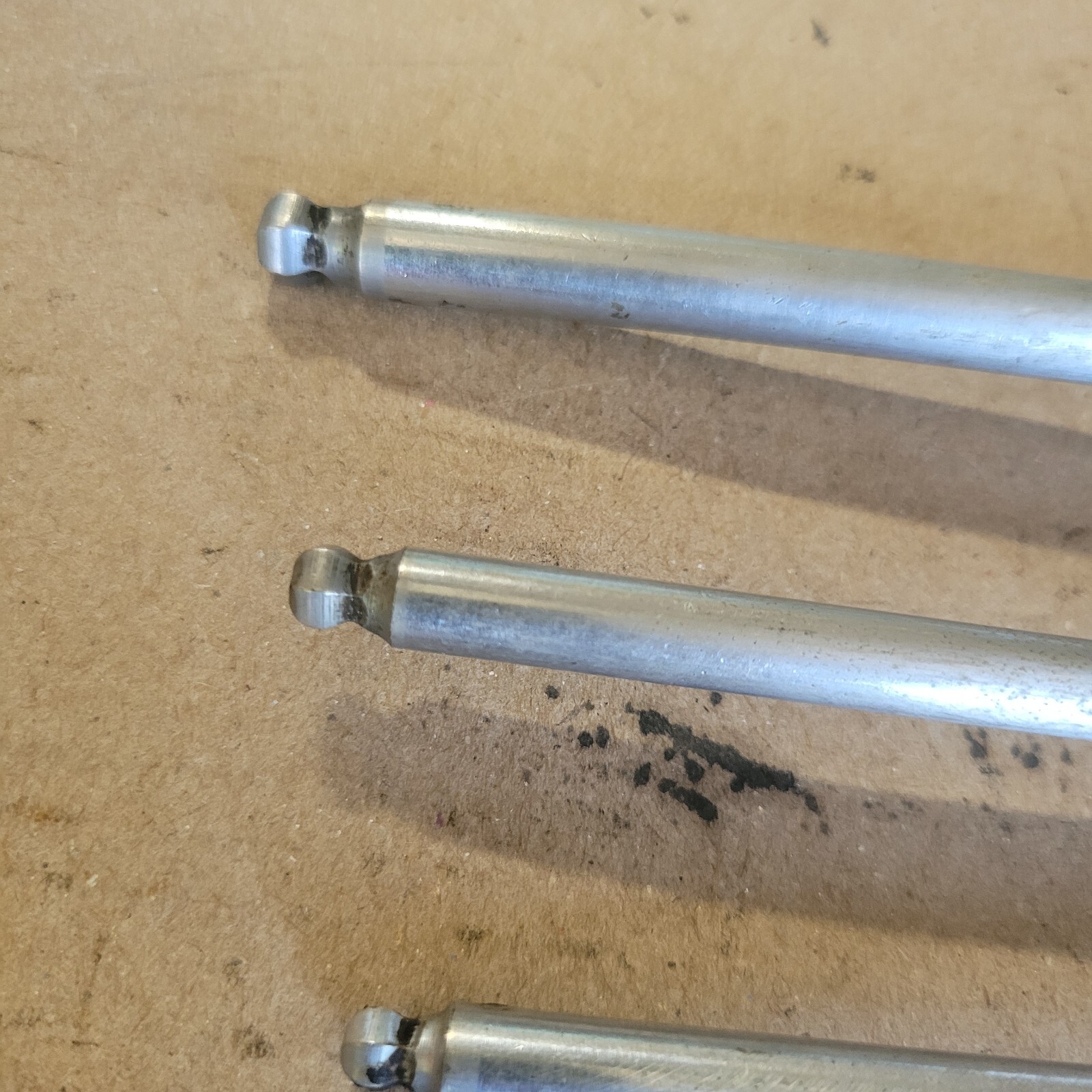 RARE Cal-Hawk BALL END SAE HEX SCREWDRIVERS 6 pc Set 1/8″-5/16″ Vintage Tools