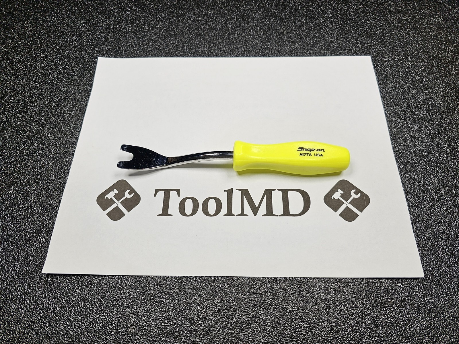 Snap-on Tools USA NEW HI-VIZ YELLOW Hard-Grip Trim Pad Removal Tool A177A