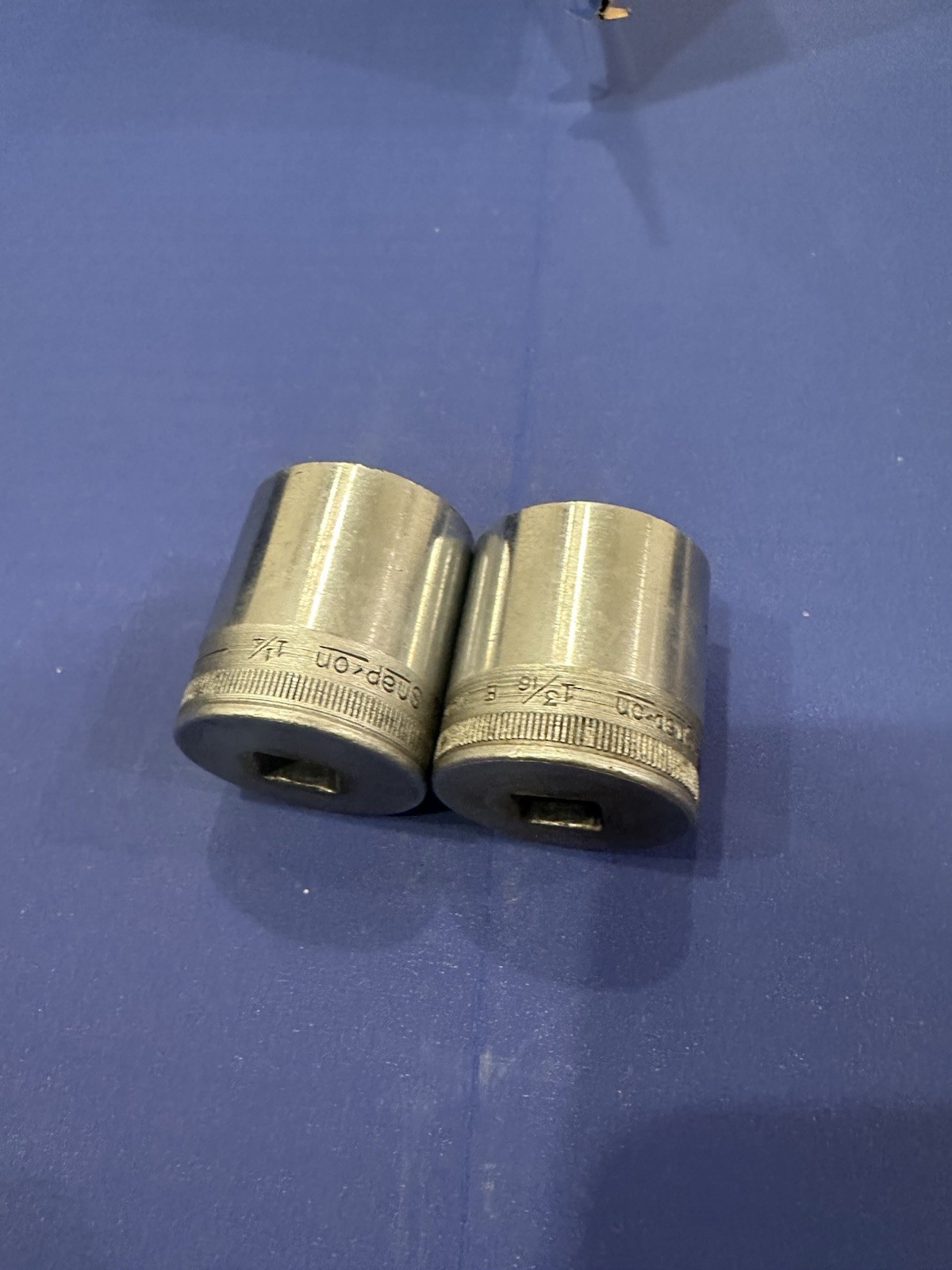 Vintage Snap On Big Sockets 1/2 Drive 12 Point