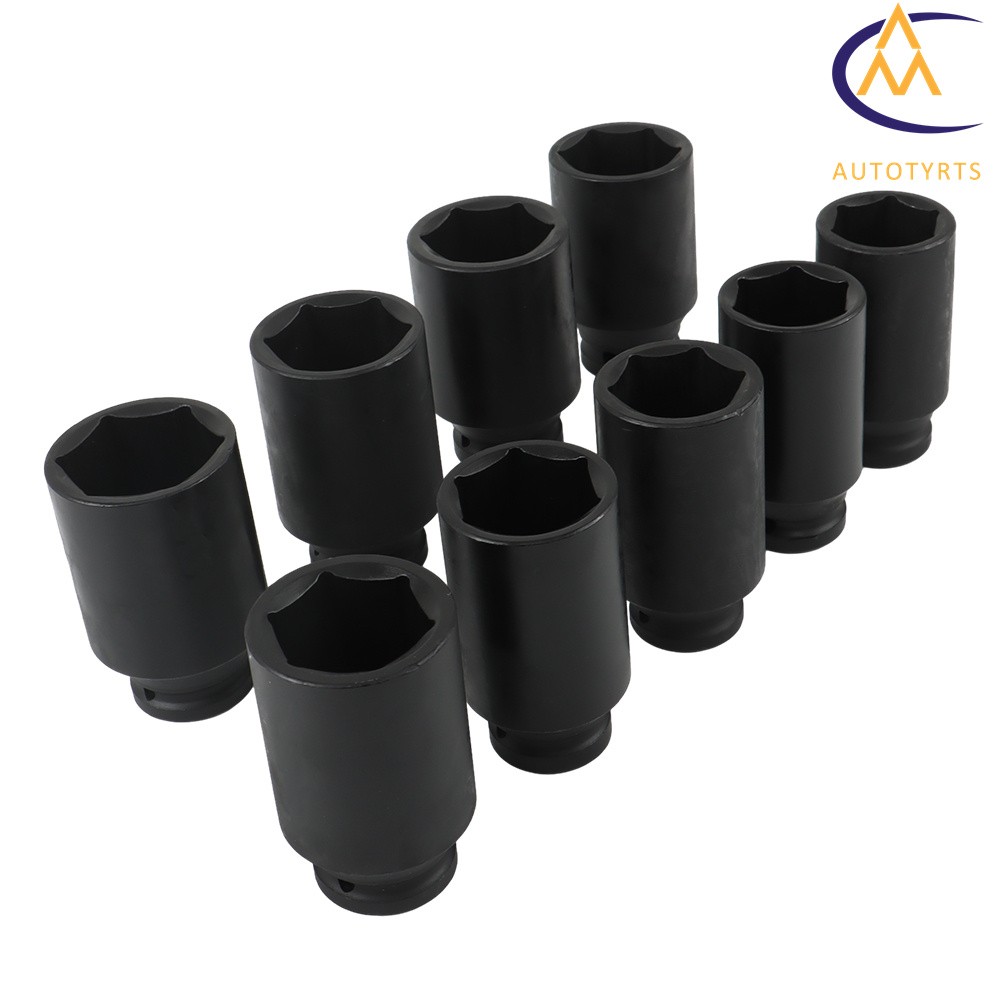 Deep Impact Socket Set 1/2″ Drive Metric Axle Hub Nut Socket 29-38mm 9Pcs