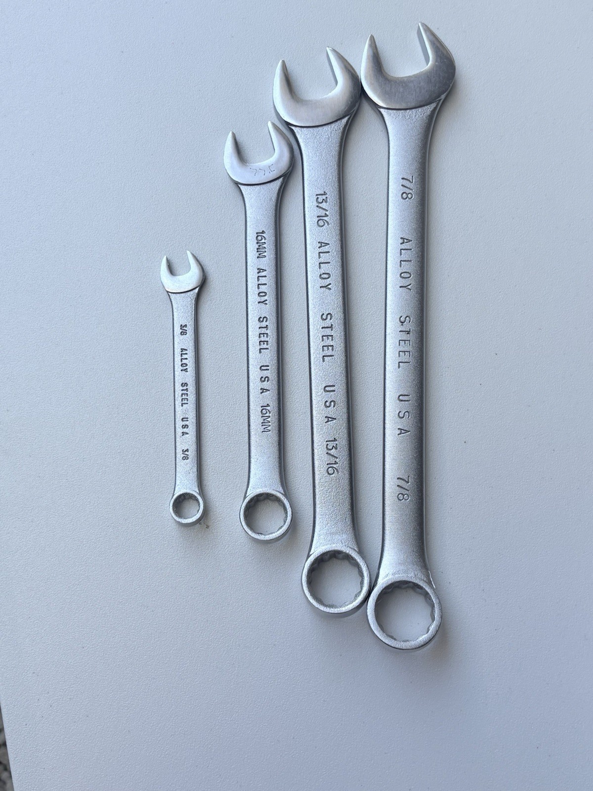 Lot of 4 Blackhawk Combination Wrenches BW-1160 BW-1116M BW-1167 USA Made