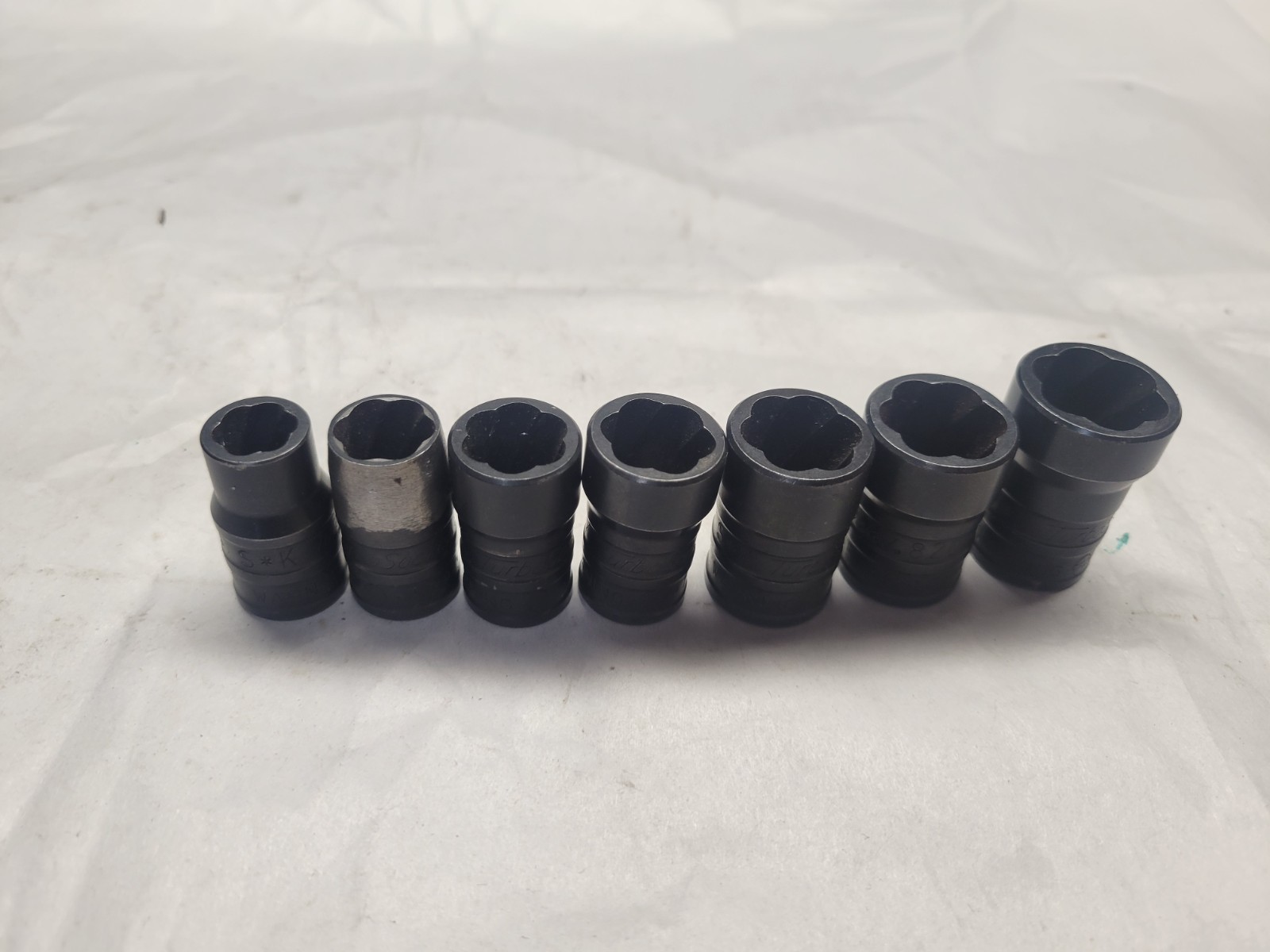 SK Tools 11 Pc 3/8” Drive Metric/SAE Turbo Socket Set For Damaged Nuts/Bolts 803