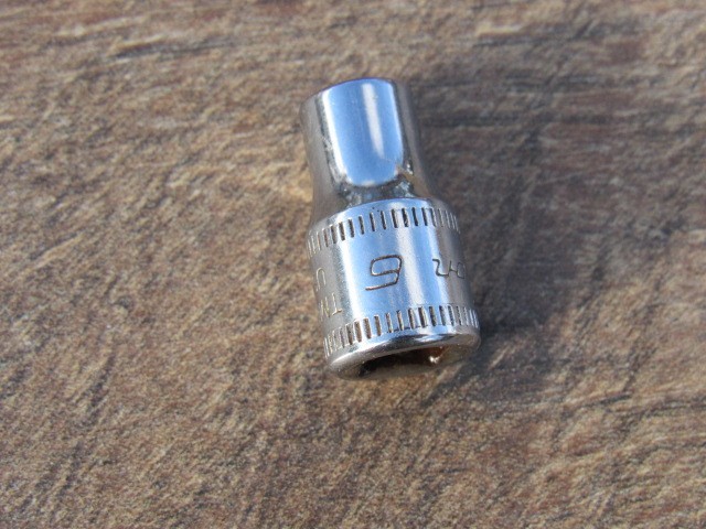 SNAP ON 6MM TMM6 1/4″ DRIVE METRIC 6 PT SHALLOW CHROME SOCKET 6 MM TMM ID MARK