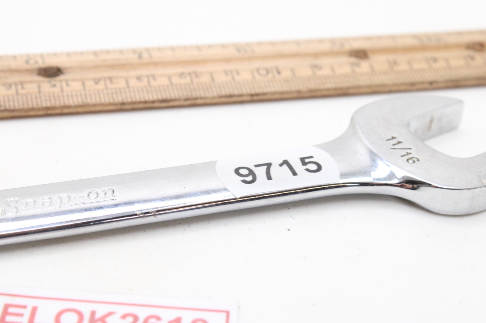 Snap-on Tools VO2022 5/8″ x 11/16″ SAE Chrome Open-end Wrench 7.75″ USA