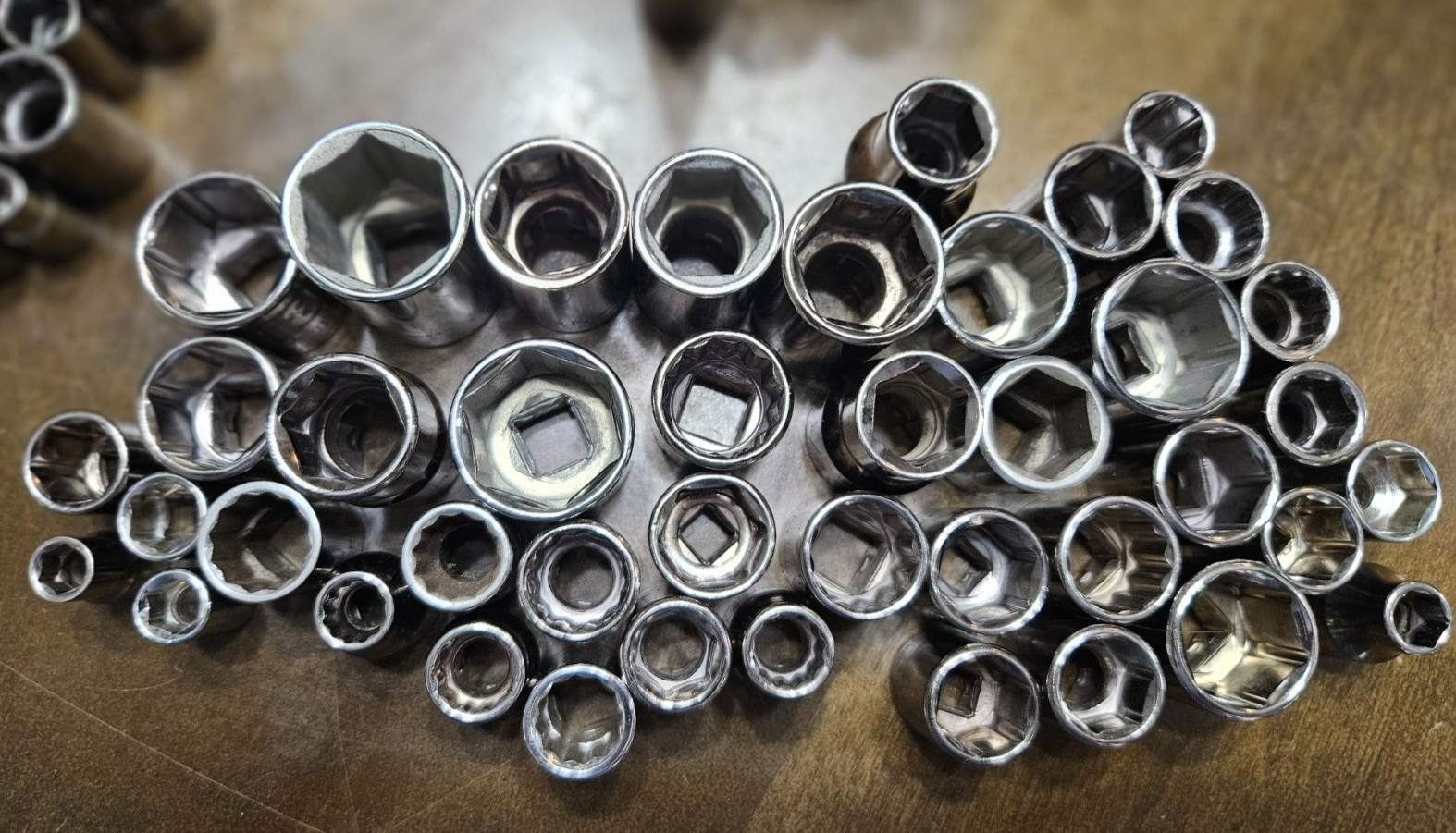 Craftsman 12, 8, 6 Point Deep And Shallow Socket Lot Set USED (84)