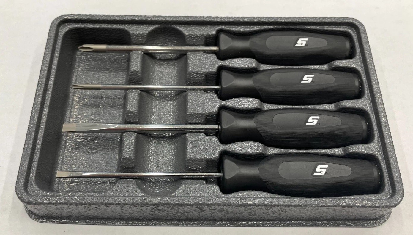 *NEW* Snap-on Mini Screwdriver Set SGDX40B *BLACK SOFT HANDLES* NEW & SEALED!