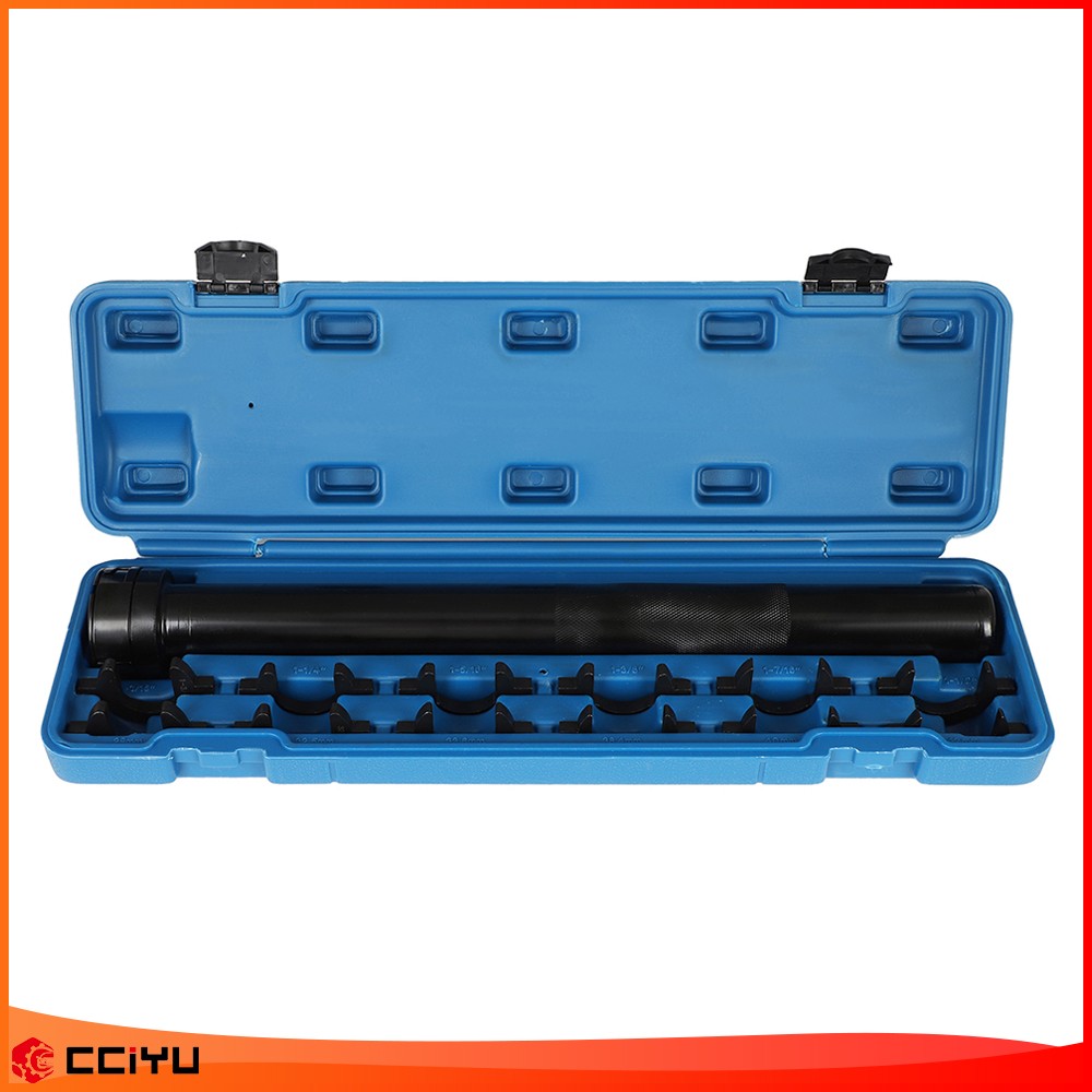 13pc Inner Tie Rod Removal Installation Tool with 12 SAE Metric Adaptors w/Case