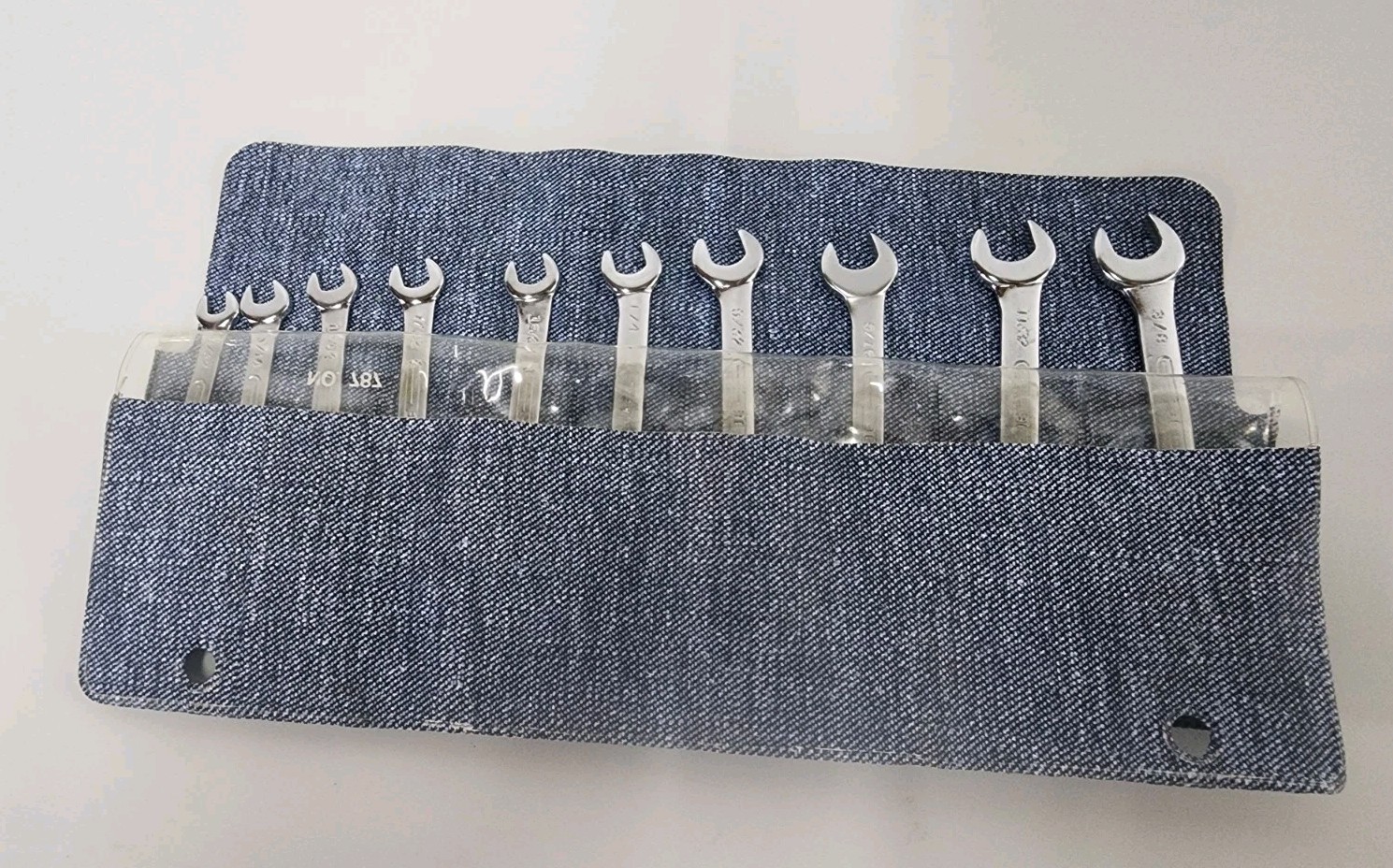 Vintage Wright Tool – NOS Midget Combination SAE 10pc Wrench Set -#787 – NMINT!