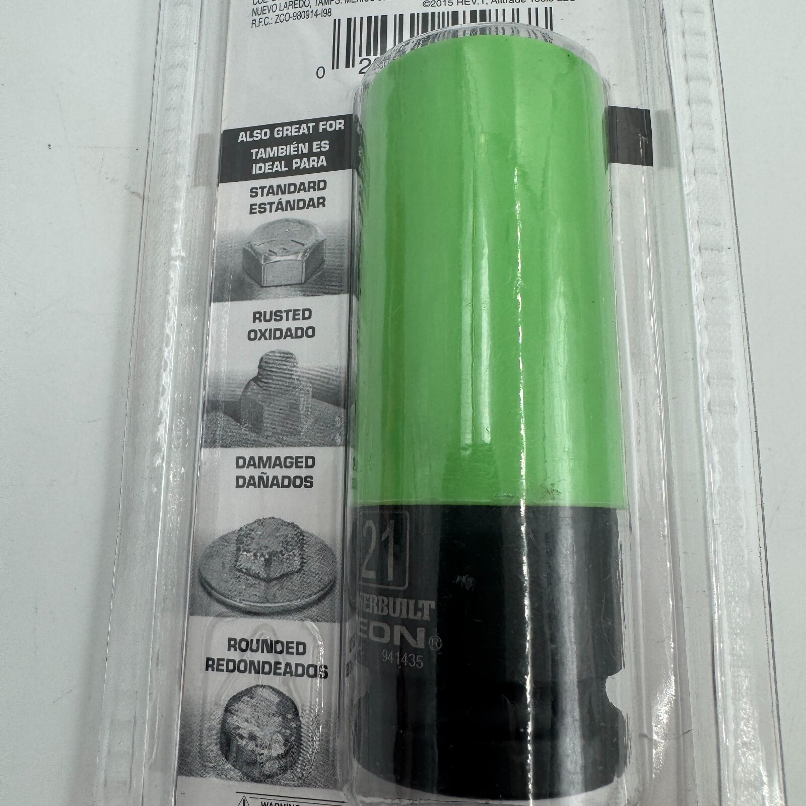 3 pc ZEON Damaged Lug Nut Remover 1/2″ Drive, 6pt, 17mm, 19mm, 21mm