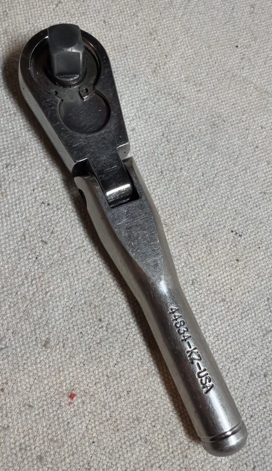 Craftsman 44834 KZ 3/8” Drive Stubby Flex Head Ratchet Quick Release USA Made