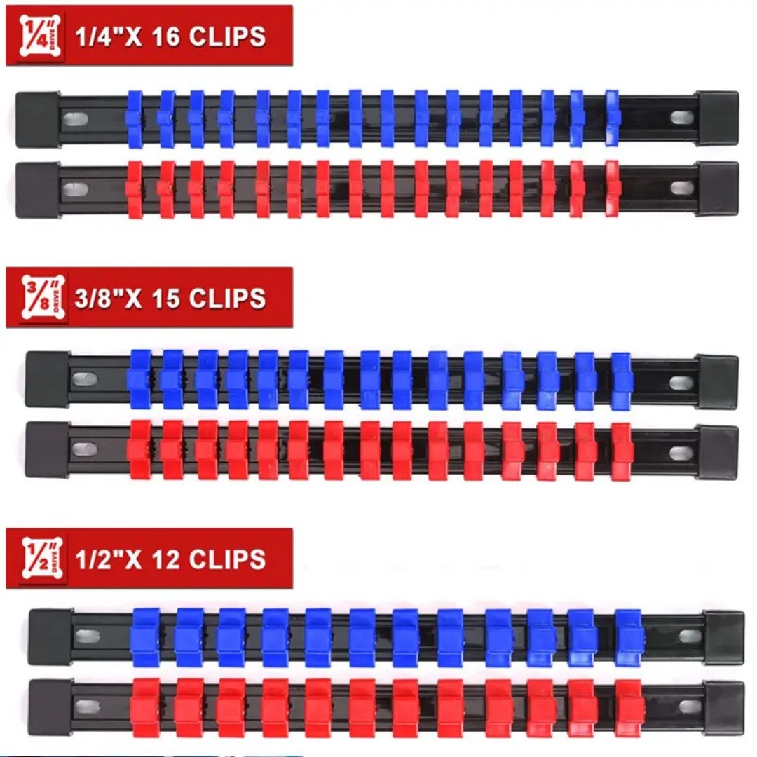 6piece Socket Holder 1/4 «3/8 «1/2»
