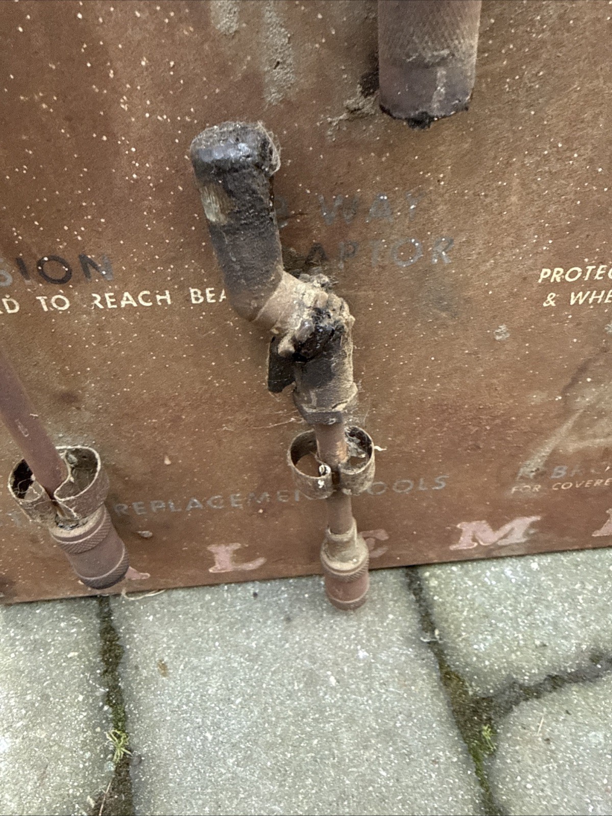 Vintage American Specialised Lubrications Tools Workshop Tool Hanging Board