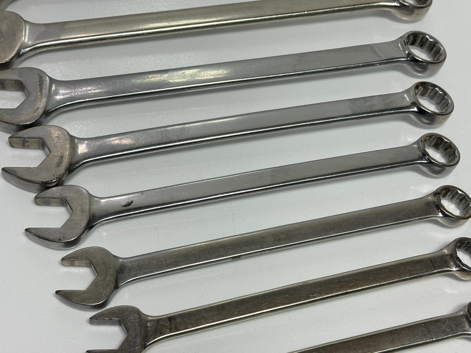 🇺🇸 Bonney Tools USA 11pc SAE 3/8-1″ Chrome Combination Wrench Set, 12 Point
