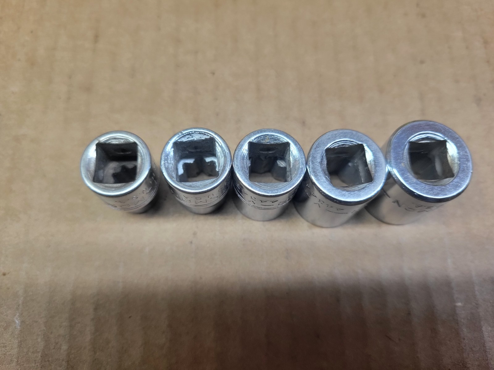 Craftsman USA 5-Piece 3/8″ Drive 8-Point Double Square Socket Set -V- Series