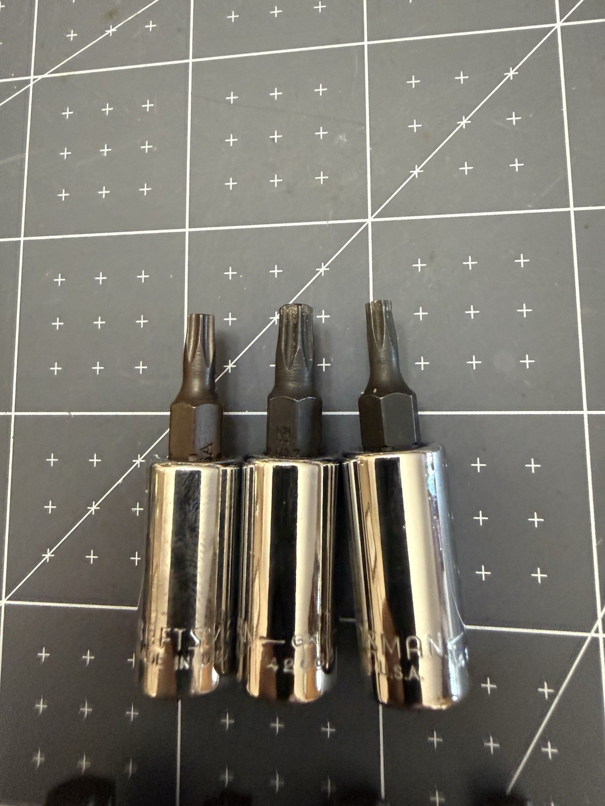 Craftsman 934449 Torx Bit Socket Set 7pc 1/4″ -3/8″ Drive T15-T50 GK Made USA