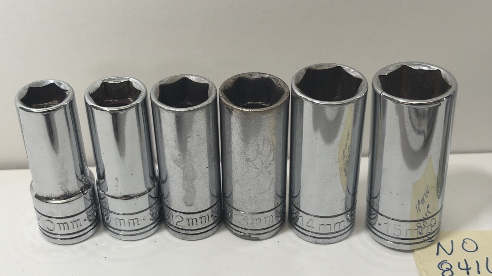 SK Tools Ratchet 45170 & 9pc Socket Set 8410-8419 NO 8416 10mm-19mm NO 16mm 6pt