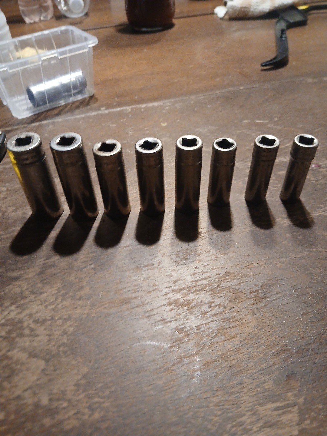 Snap-On Deep Well 3/8 6-Point Socket 18-11mm Metric Tool OEXM18 USA Made Nice