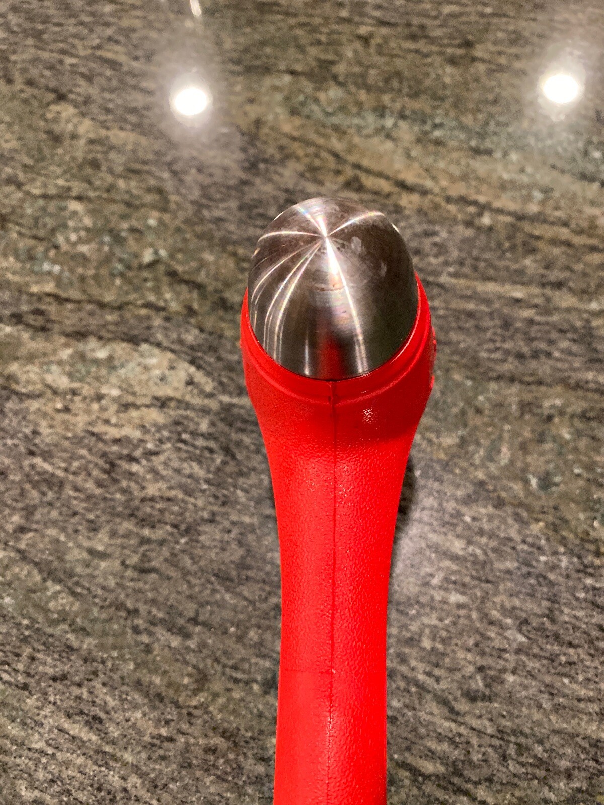 Snap On hbbd24 24 ounce ball peen soft grip dead blow hammer red