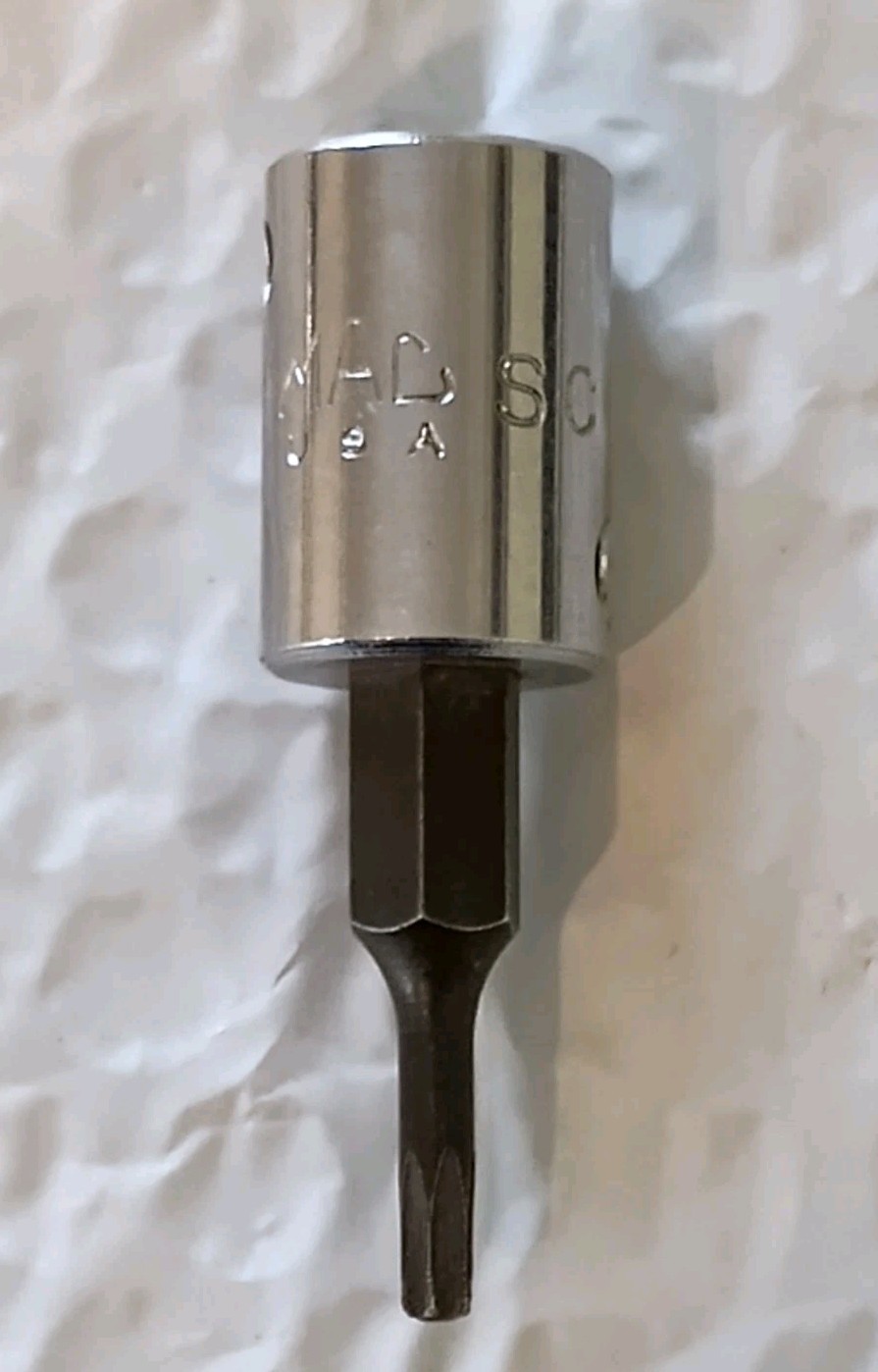 MAC TOOLS SC107, 3/8″ SOCKET DRIVEN, 5/16 TORX BIT.