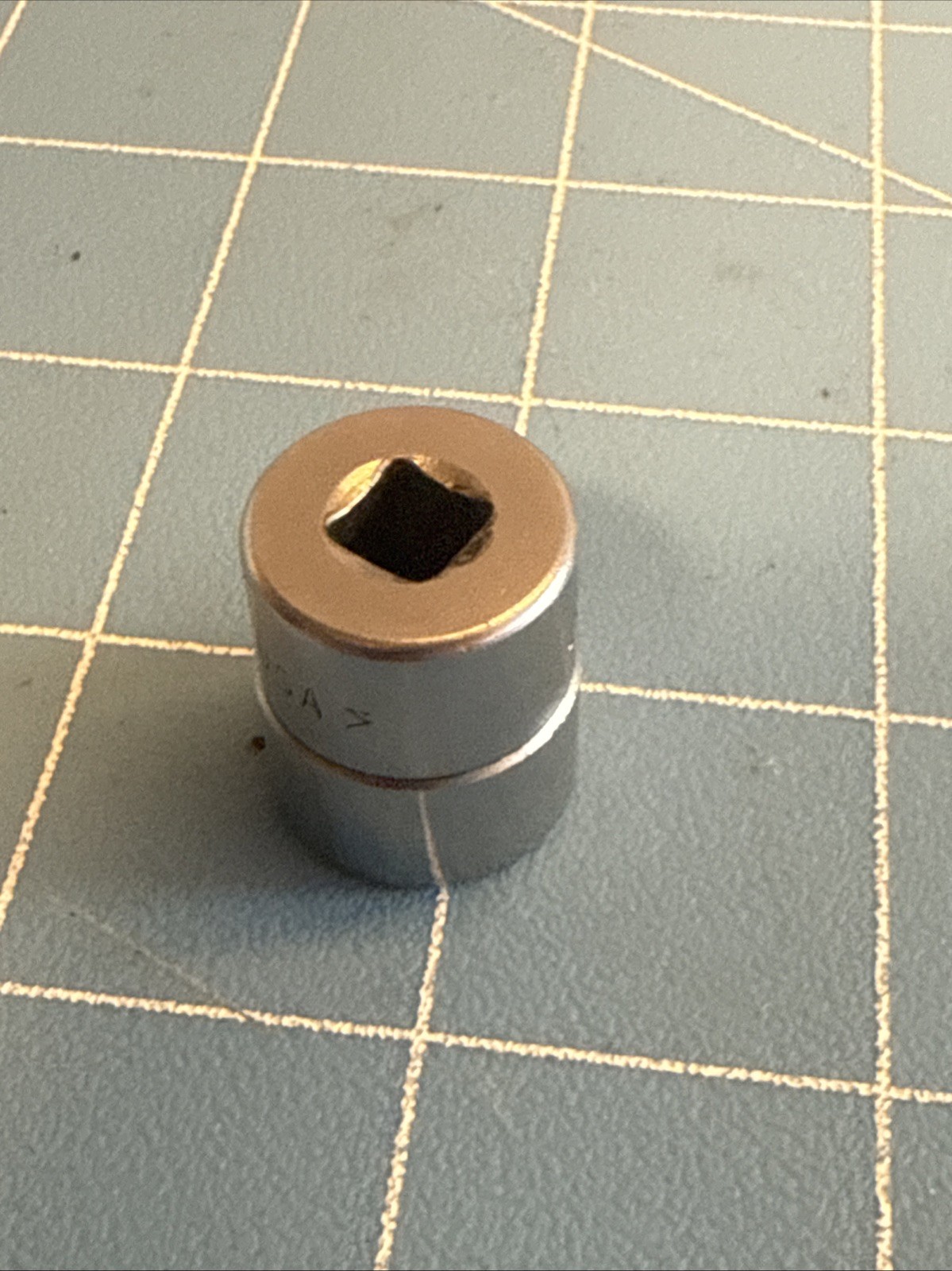 1985 Snap On 1/4″ Drive 9/16″ 6PT SAE Shallow Chrome Socket USA TM18