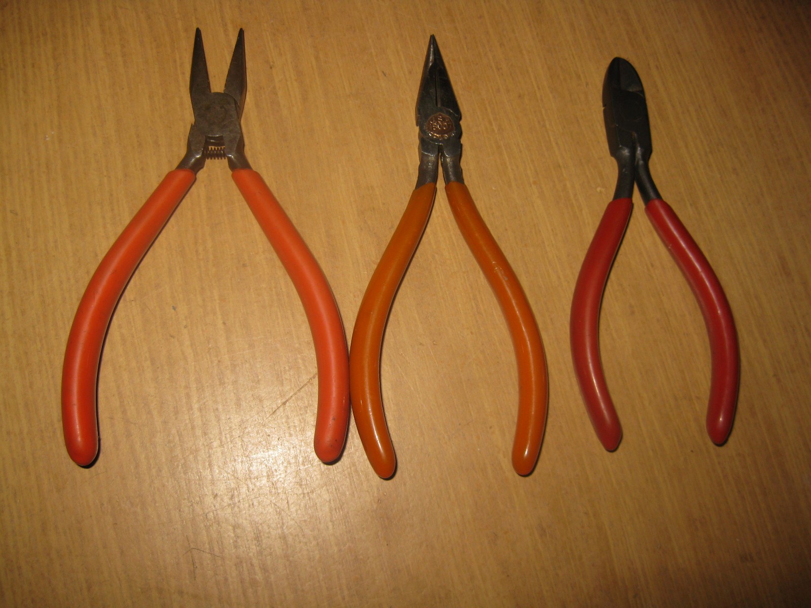 Snap-on Jensen 4″ MINI NEEDLE NOSE PLIERS Lot *USED*