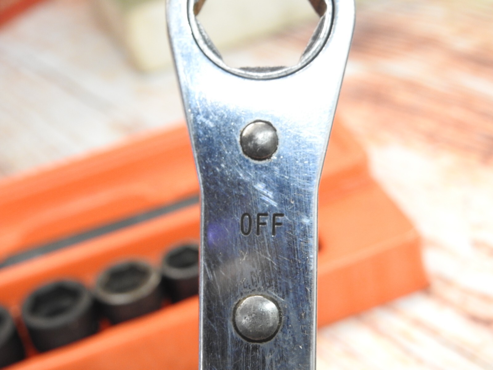 AFR-100 1964-69 Snap On Low Clearance PASS THRU Ratcheting Socket Set