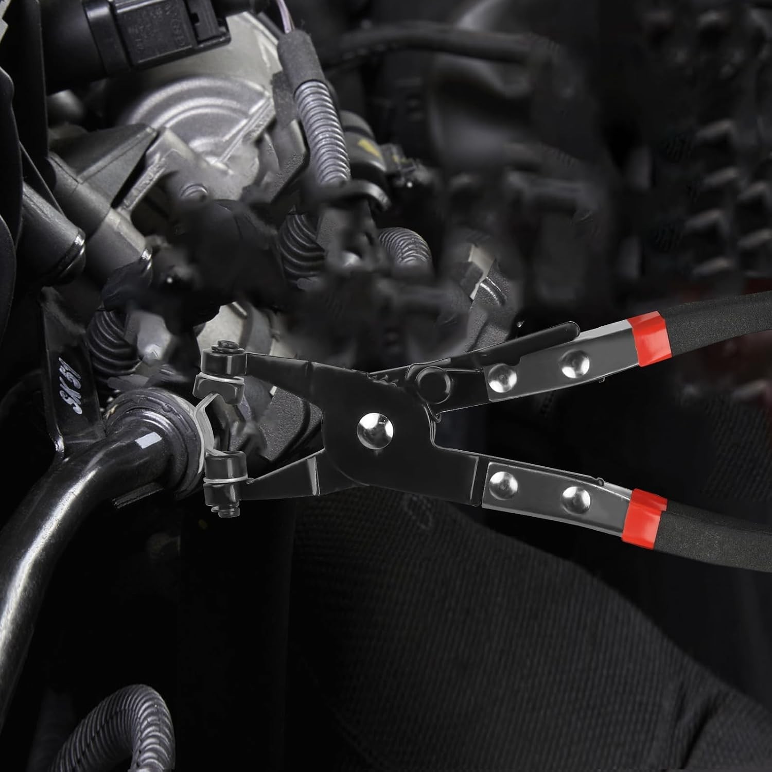 Ergonomic Grip Band Clip Pliers