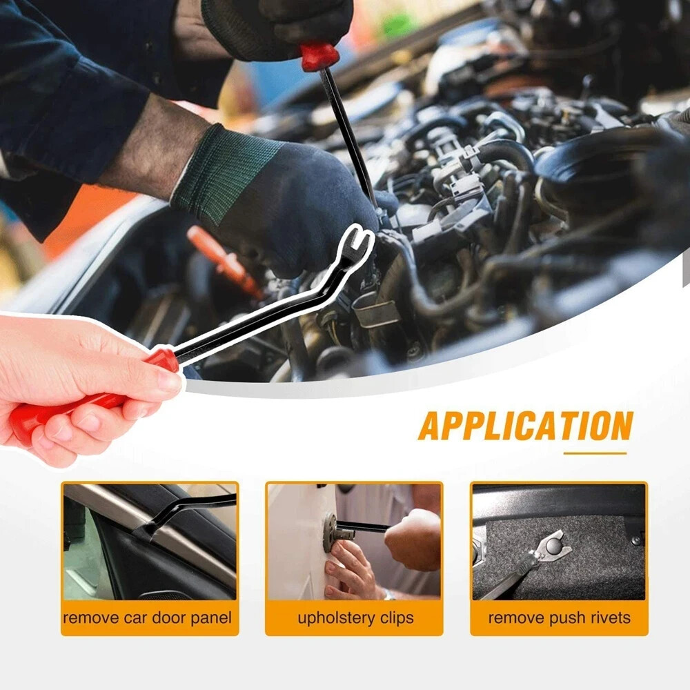 5 Auto Trim Removal Tool Kit Car Panel Door Window Fastener Remover Pry Tool Set