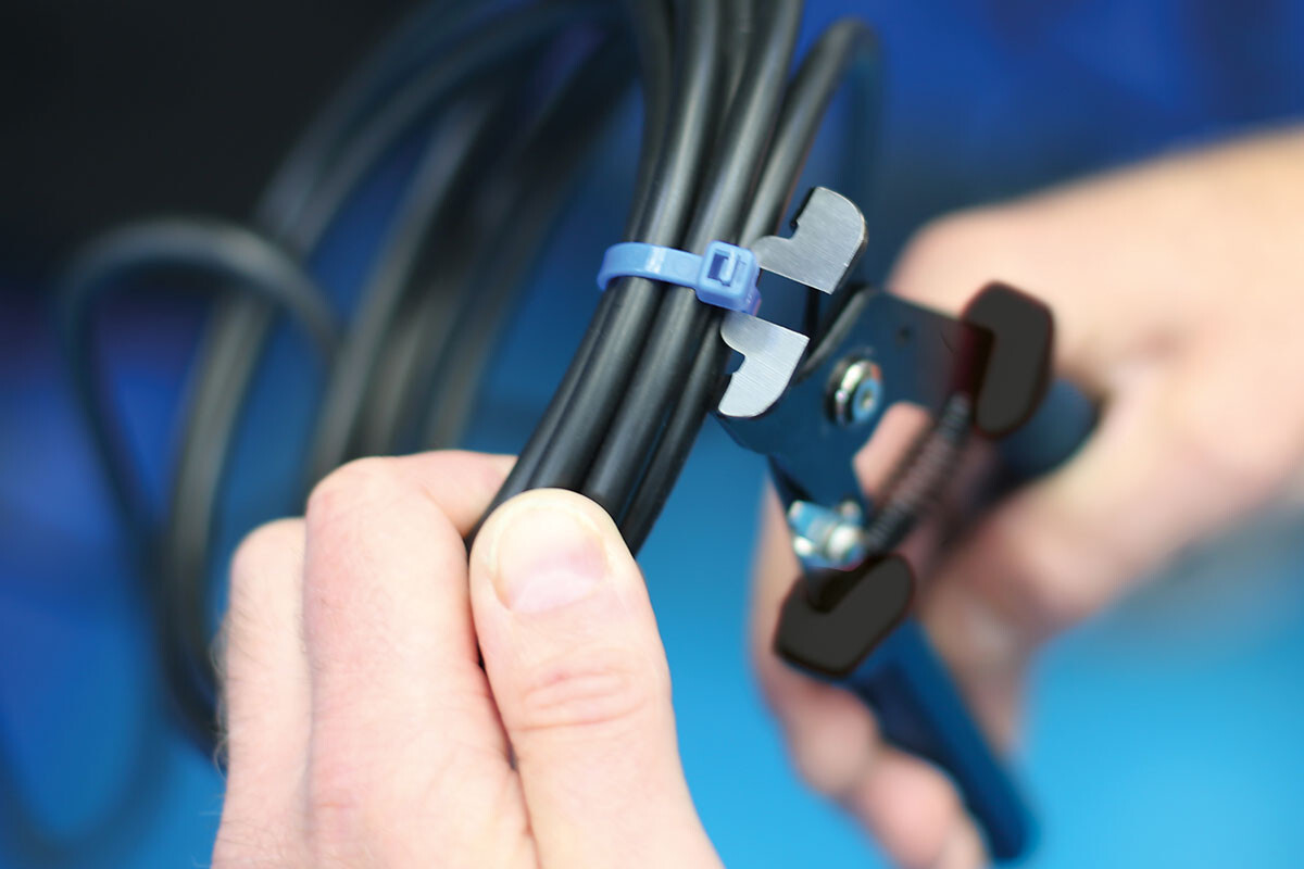Laser Tools 8783 Cable Tie Removal Tool With Spring-loaded Cushion Grip Handles
