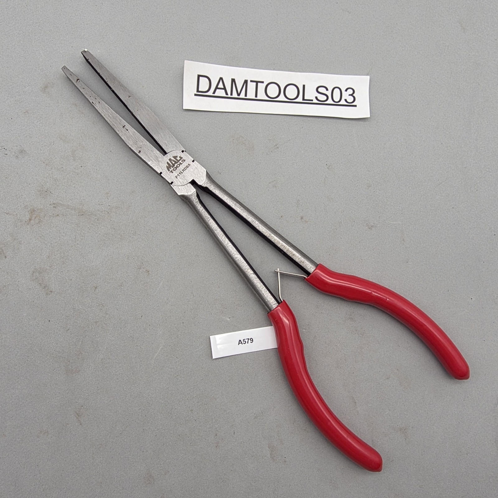 Mac Tools 11” Duck Bill Pliers RED Spring-Loaded Long Handles P11LRDBA