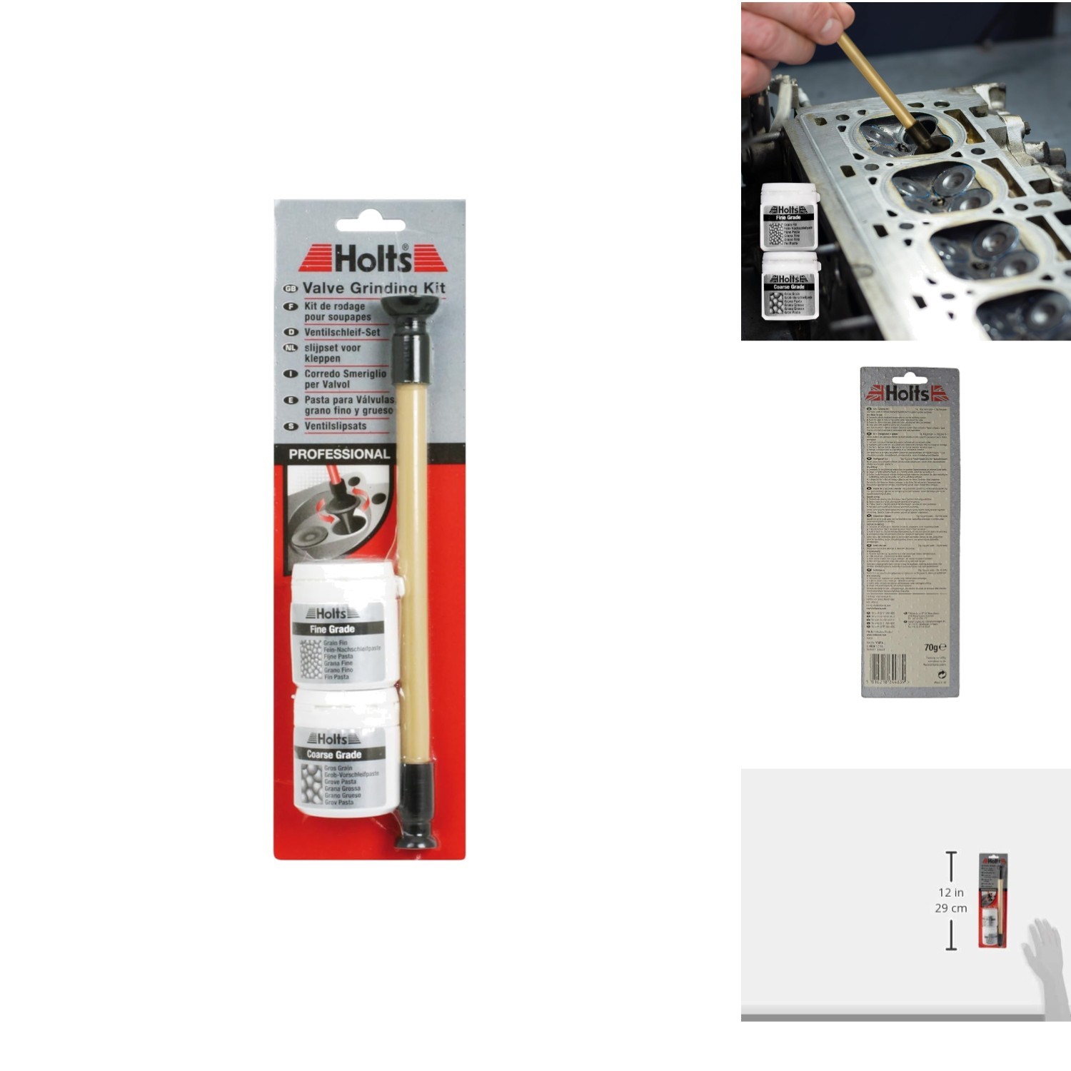 Valve Grinding Kit Fine Coarse Polish Resealing Cylinder Heads Removing Deposits