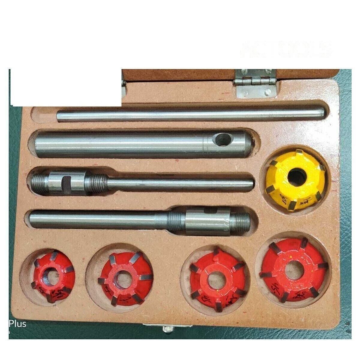 Carbide Tipped Valve Seat Face Cutter Set Of 5 Pcs Kit Pieces Cutters Tip US