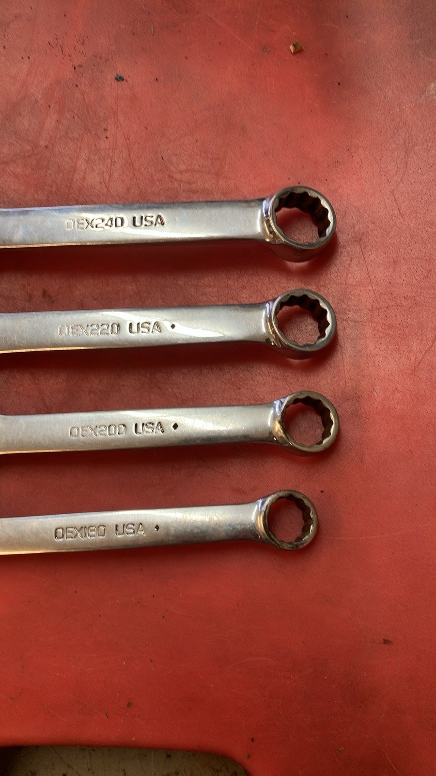 Snap-on Short 12 Point Combination WRENCH SET OEX240 OEX220 OEX200 OEX180