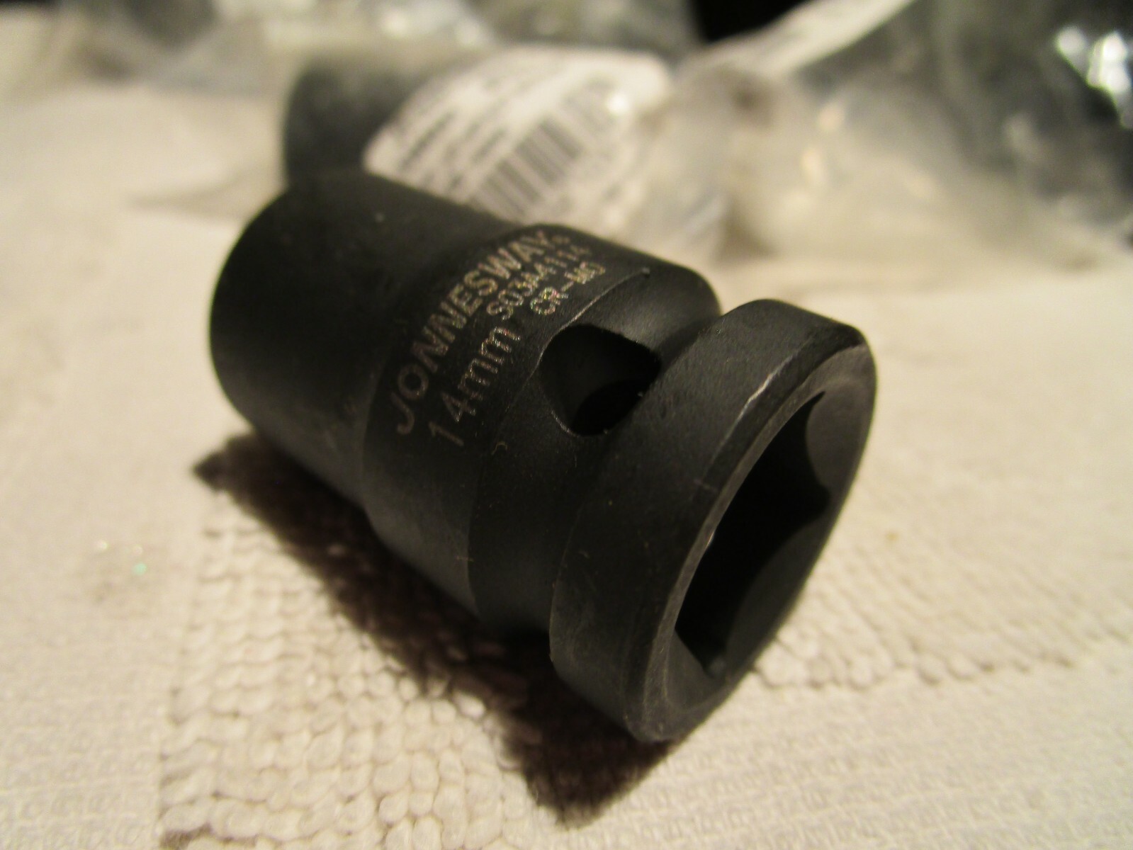(2) 1/2″Drive 14mm 6pt Phosphate Standard Impact Socket