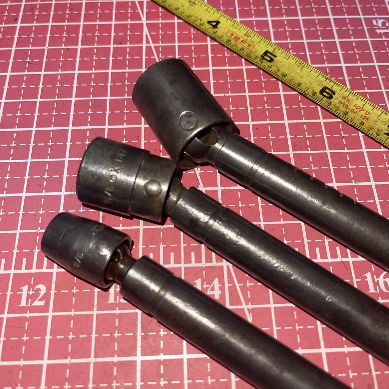 Apex USA Hex 7/16 Power Drive 3 Piece 3/8 – 5/8 Wobble Socket Extension