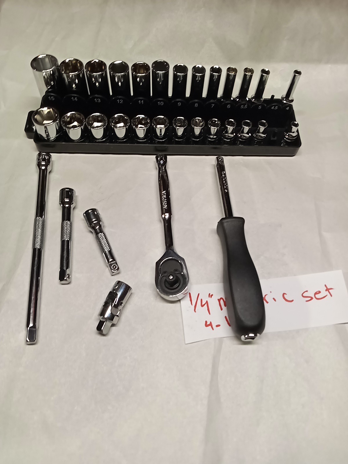 MATCO* SILVER EAGLE *TOOLS 1/4 METRIC SOCKET SET 1/4 METRIC SERVICE SET 32 Pc