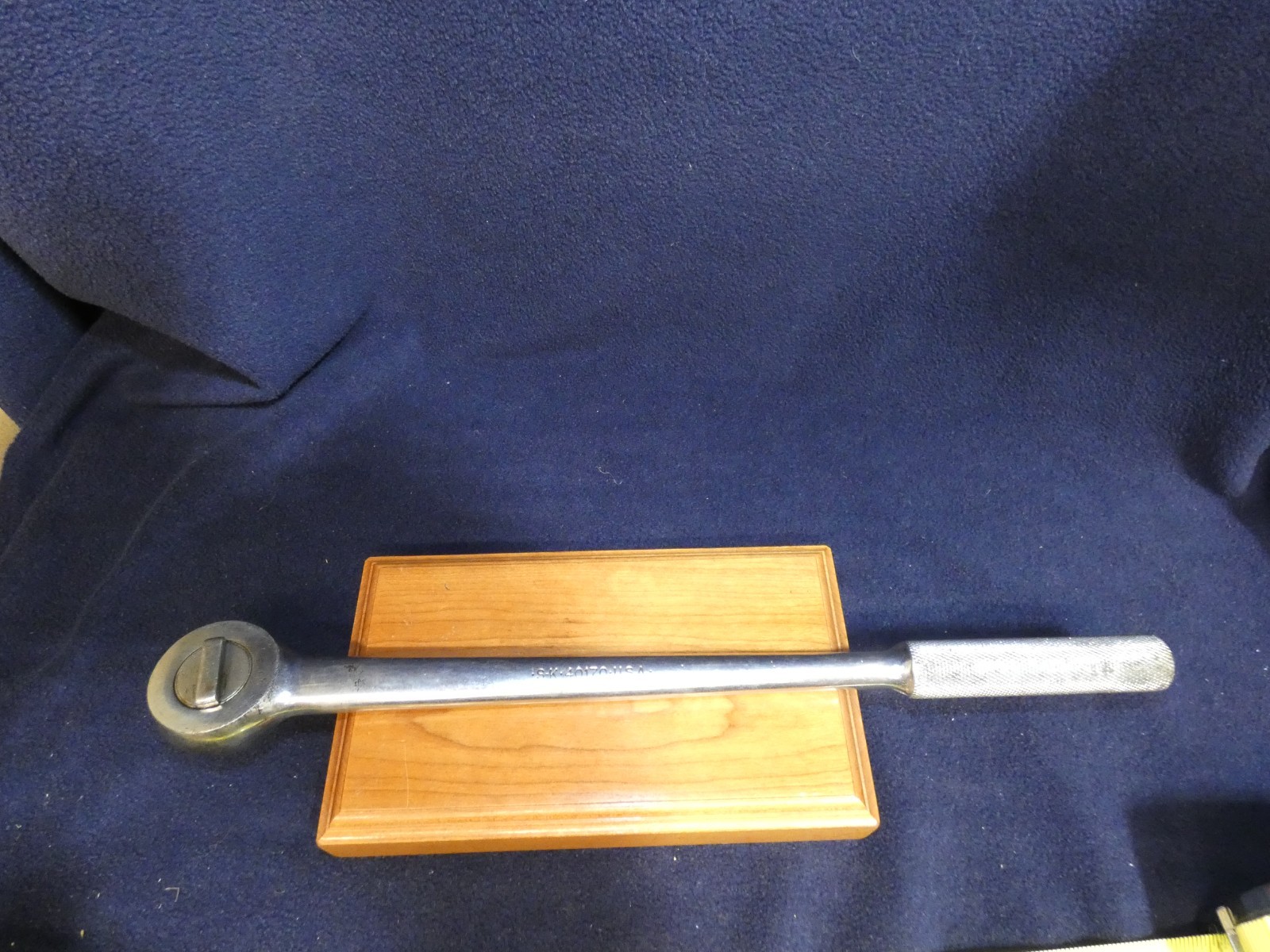 Vintage SK Tools 40170 1/2″ Drive Long Ratchet 15″ Reversible Round Head USA #BS