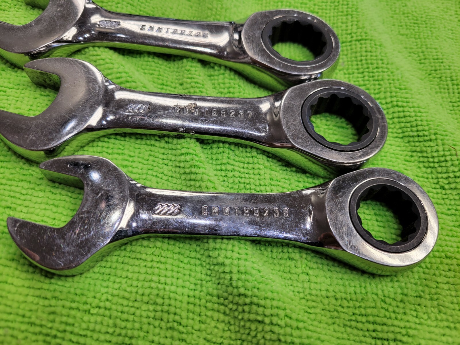 Craftsman 10mm 11mm 15mm 17mm 18mm Stubby Ratchet Wrench Cmmt set of five