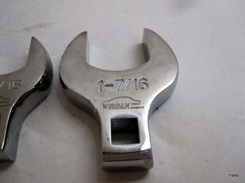 Winmax tools set of 3 Jumbo Crowfoot Wrench 1-1/16, 1-3/16, 1-7/16