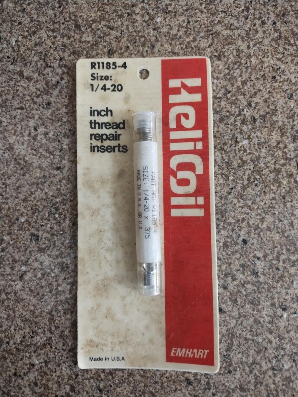 HeliCoil R1185-4 1/4-20 Inch Thread Repair Inserts 12pk