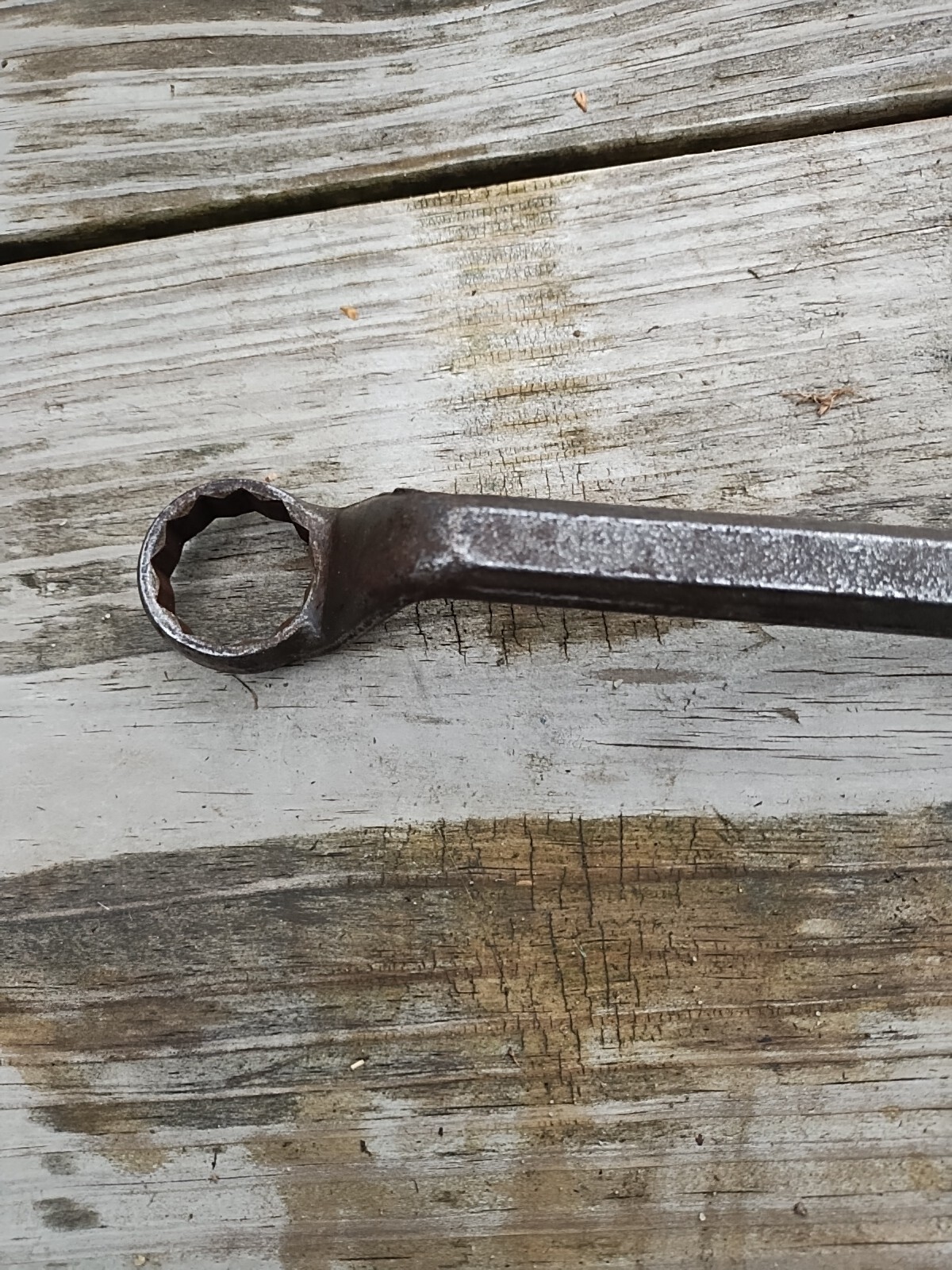 Vintage Tru Fit 3006 Lectrolite 15/16″ & 1″ Double Box End Wrench Offset (0009)
