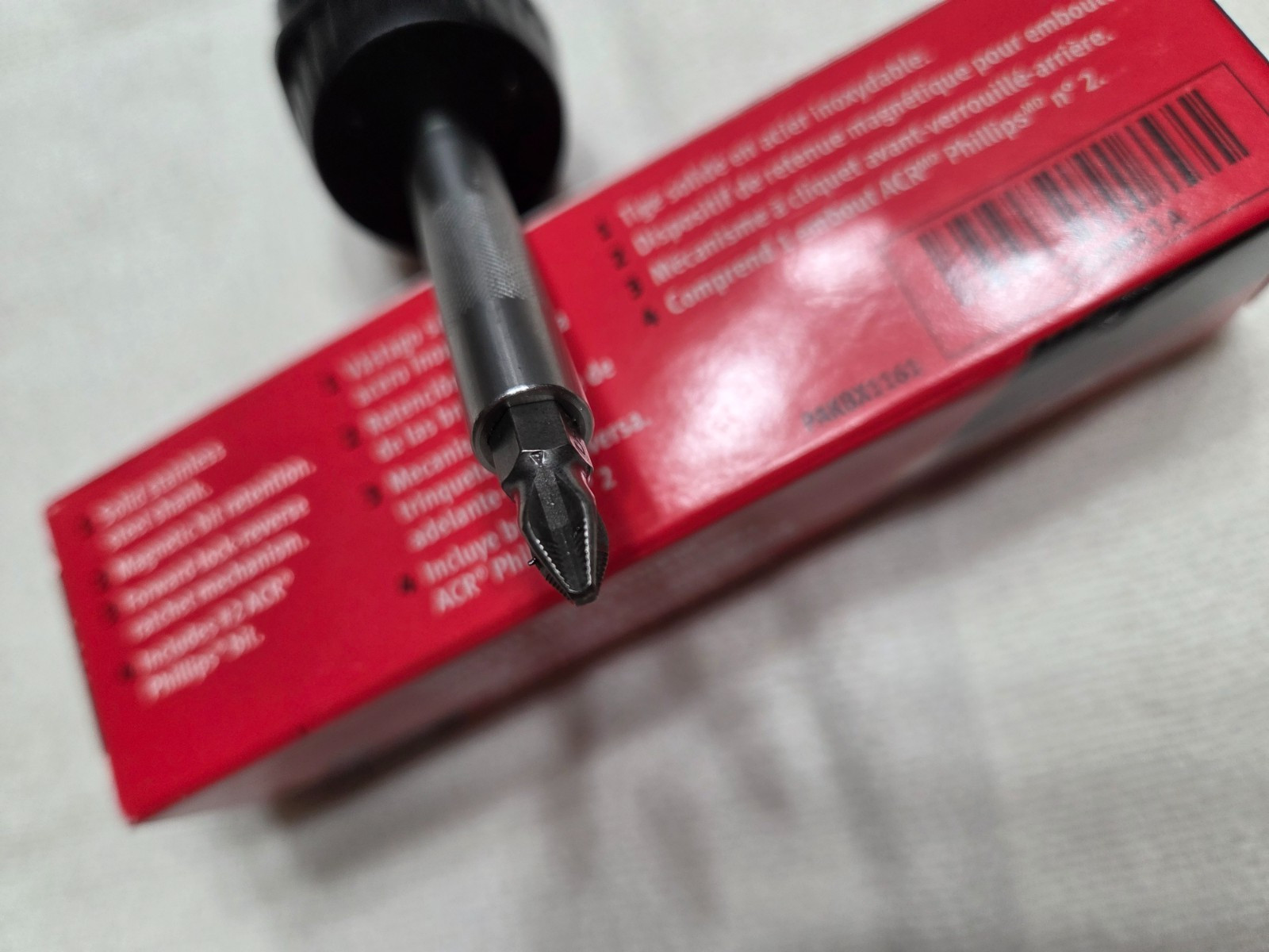 Snap-on Tools USA NEW BLACK Stubby Hard Handle Ratcheting Screwdriver SSDMR1A
