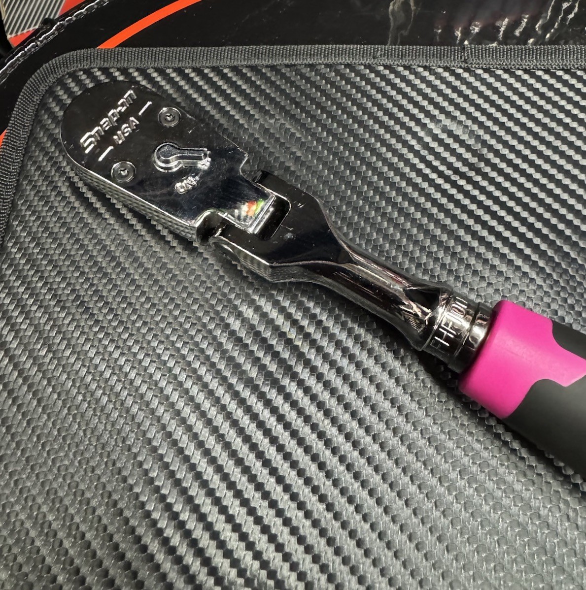 *Brand New* Snap On 3/8 Drive Cynergy Flex Head Ratchet Electric Pink FHF100EP