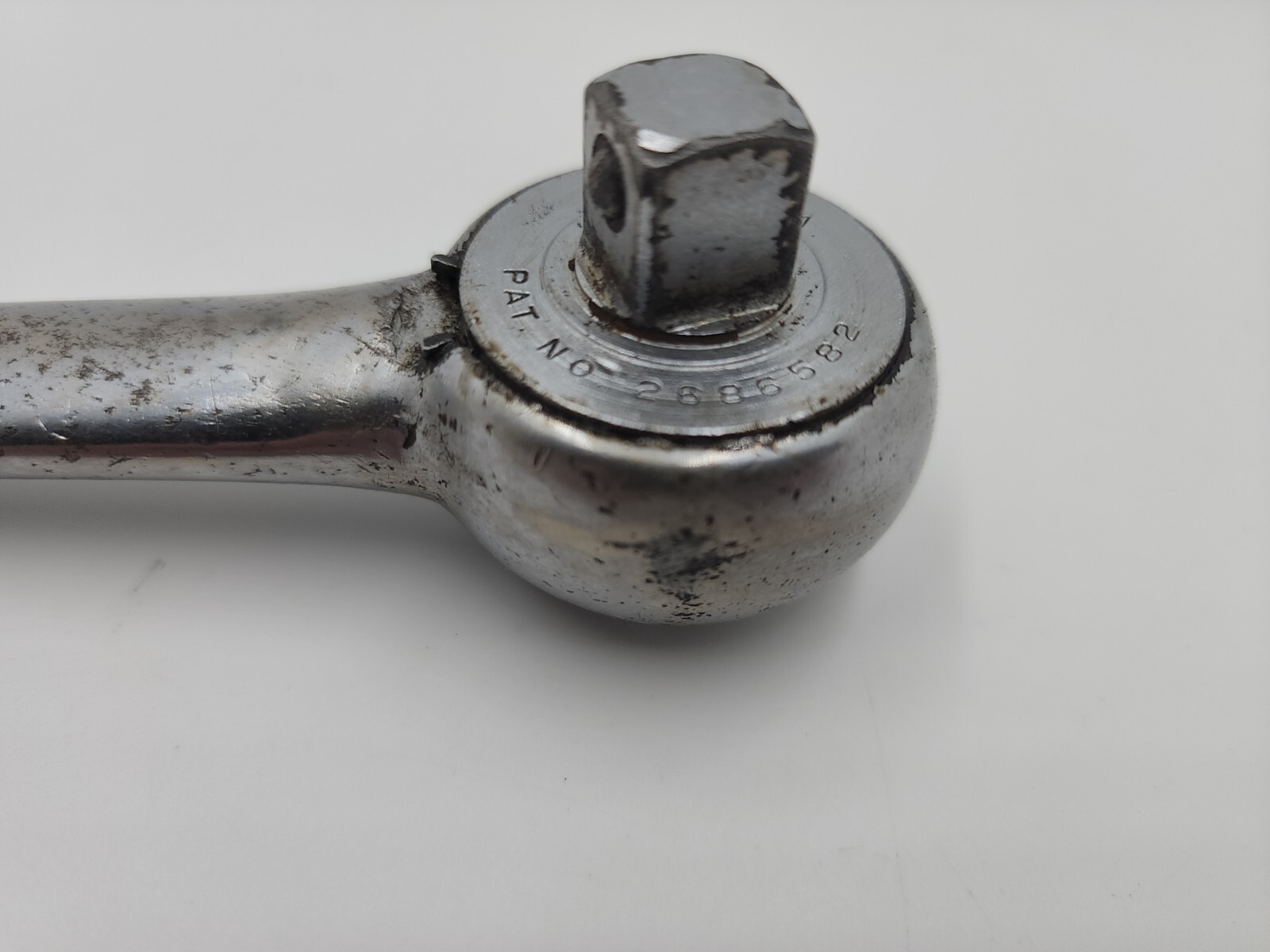 Vintage Wizard Forged in USA 1/2″ Drive Ratchet Model H2833 10-1/4 long🇺🇸🇱🇷