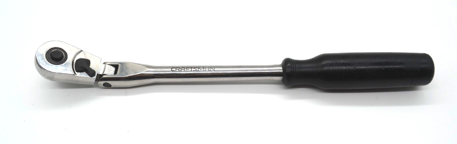NOS SEARS Craftsman 12″ Flex Head Ratchet 3/8″ Drive Black Handle 44836-KAA-USA
