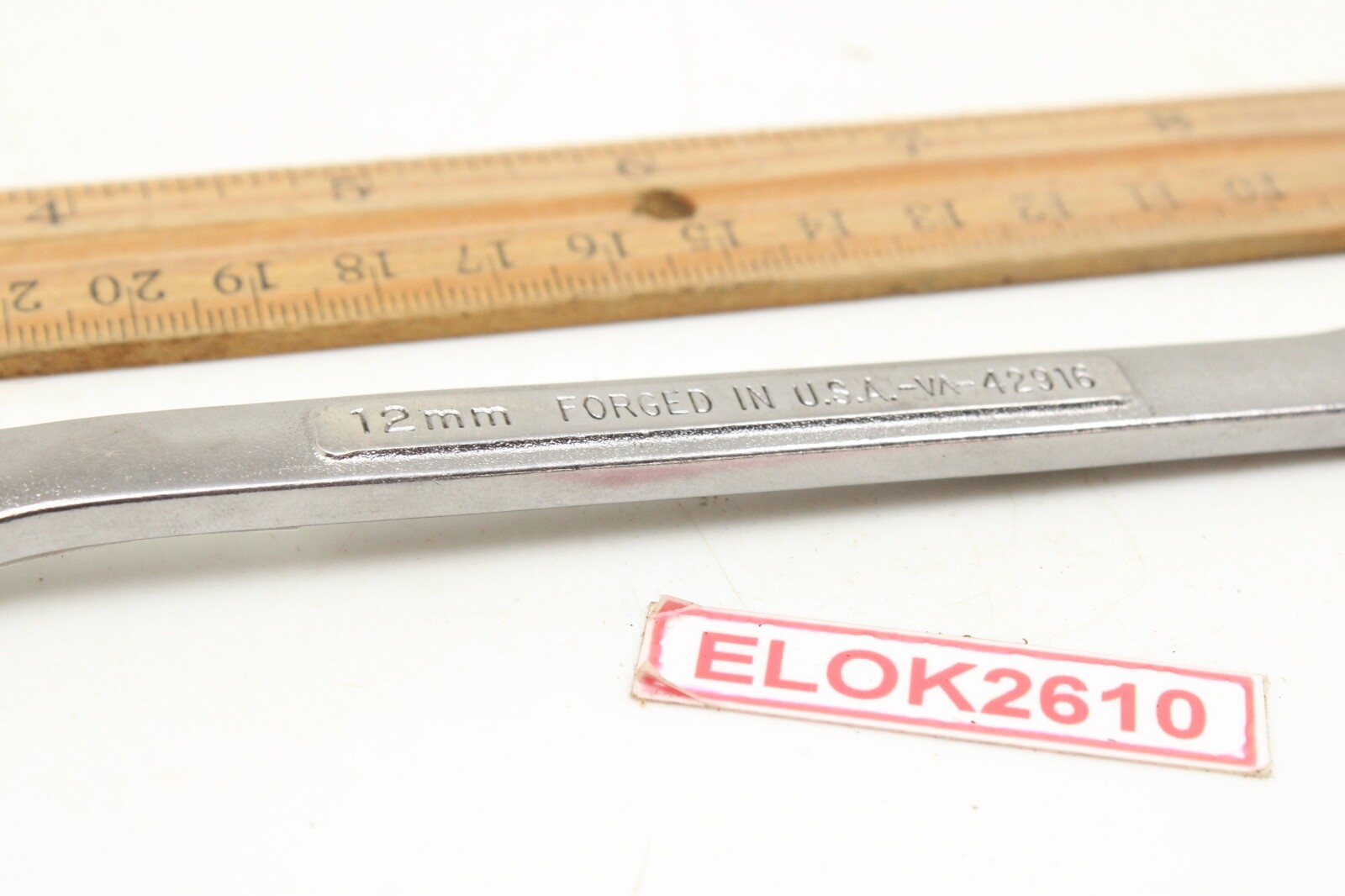 Craftsman V^-42916 12mm 12 Point Metric Combination Wrench 6″ Long USA