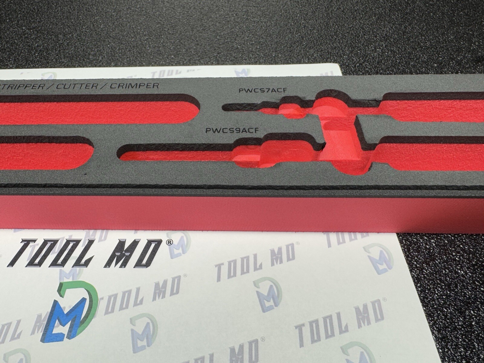 Snap-on Tools RED FOAM TRAY ONLY for 4pc Stipper / Cutter / Pliers Set PWCS400FR