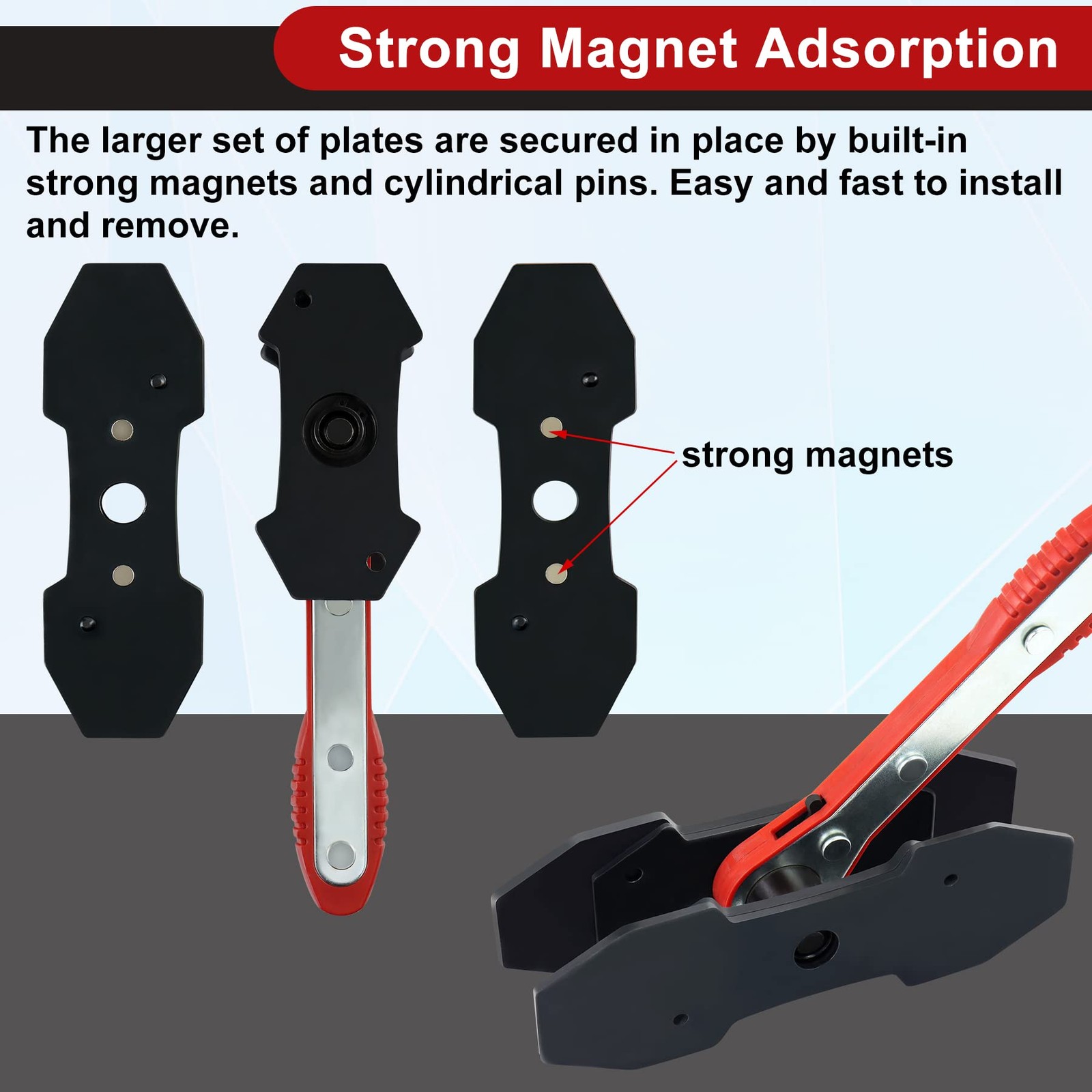 Brake Caliper Compression Tool Set, Automotive Quad Disc Pistion Ratchet Ratchet